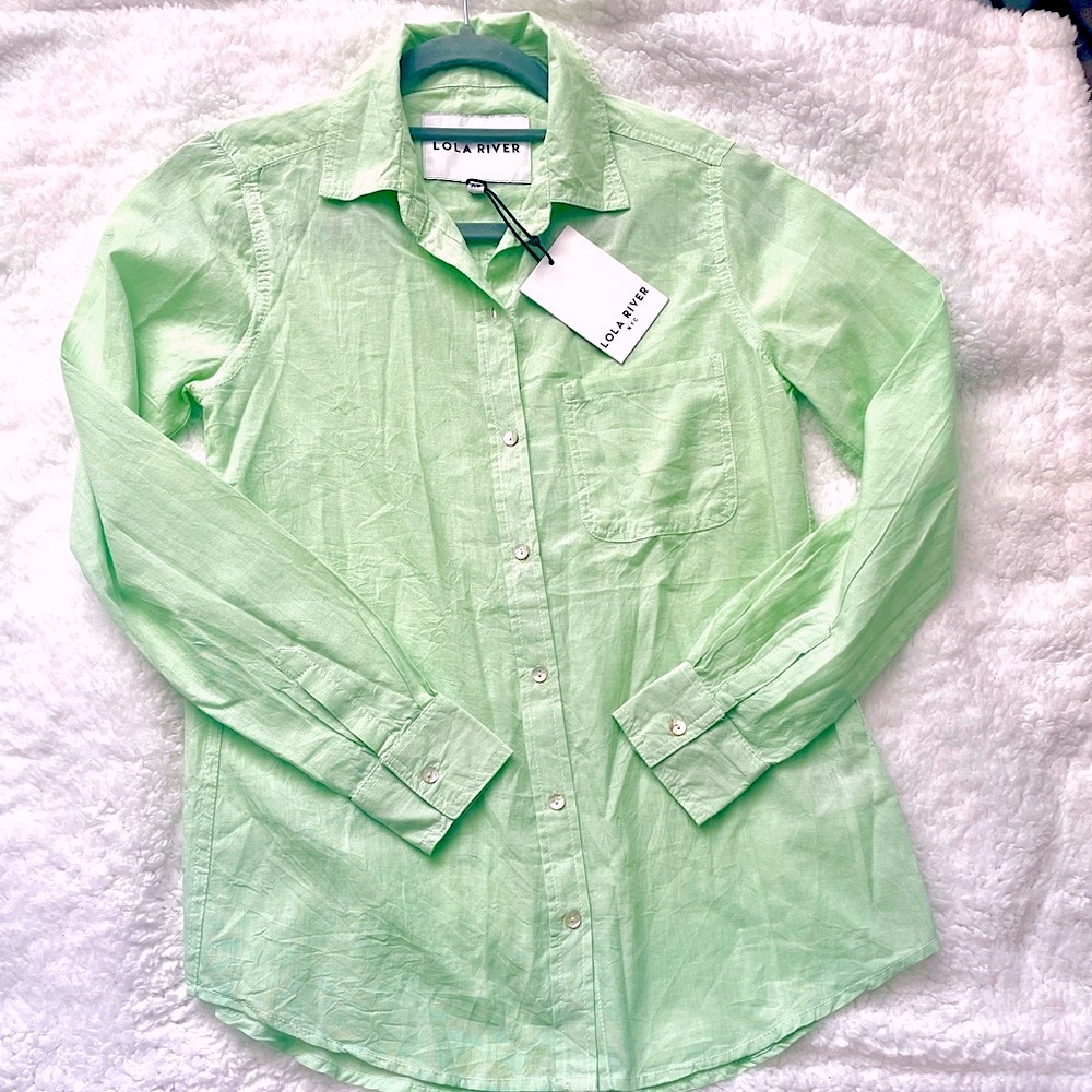 NWT Lola River Button Down Shirt